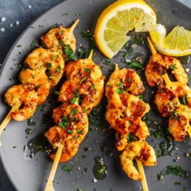 Tandoori Prawns.