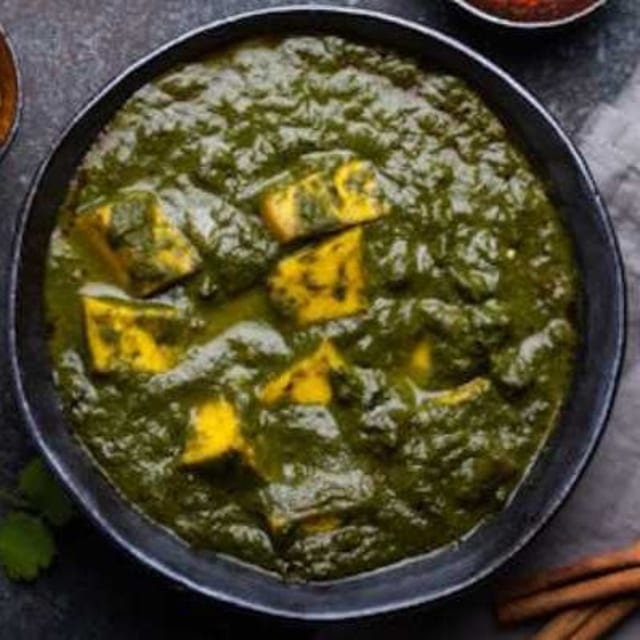 Palak Paneer.