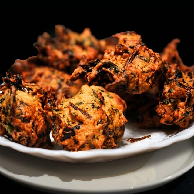 Spinach Pakora.