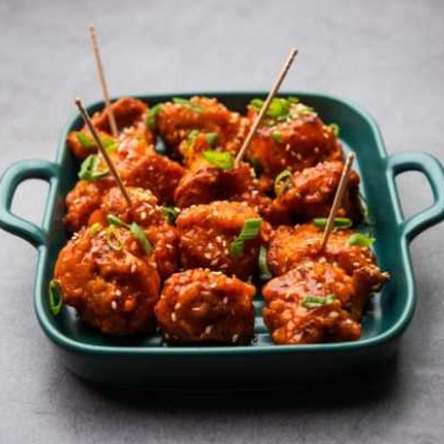 Chicken Manchurian (Wet).