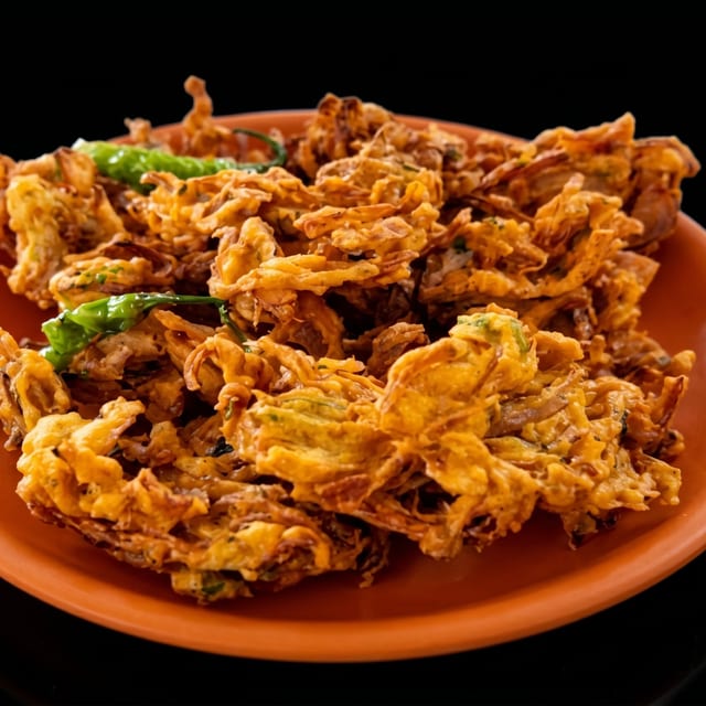Onion Pakora.